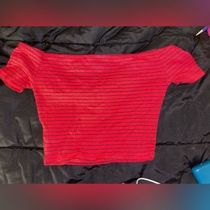 Off the shoulder Crop top